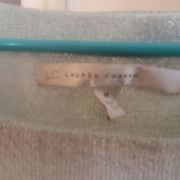 Lauren Conrad Powder Blue Sweater with Bow Detailing - Picture 4 of 4